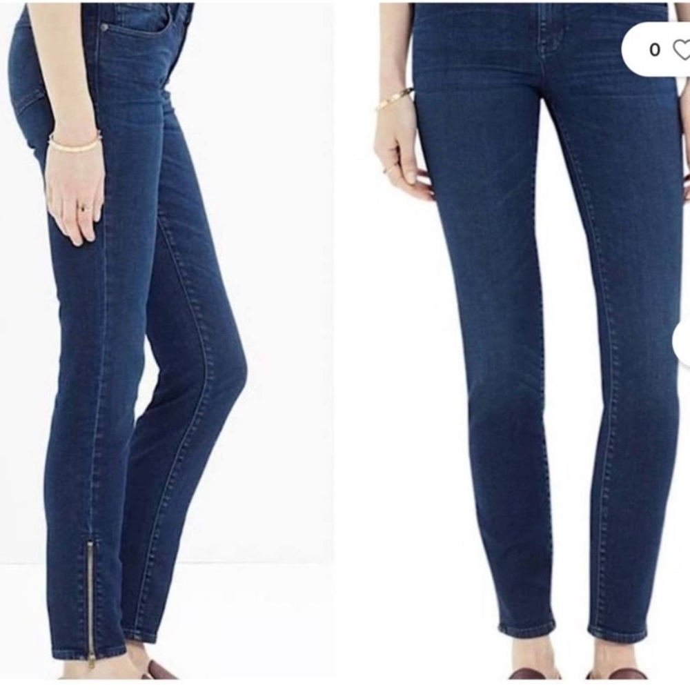 MADEWELL Women's Skinny Skinny Jeans Dark Wash Ankle  Size 27